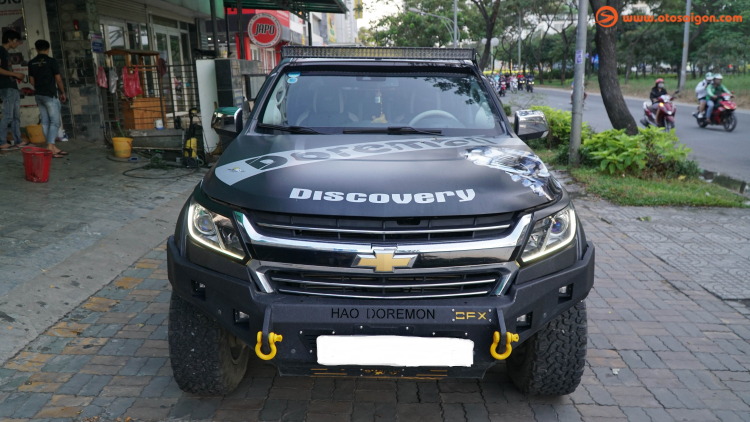 Cận cảnh bán tải Chevrolet Colorado LTZ độ âm thanh khủng ở Sài Gòn