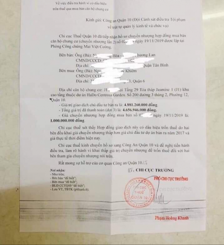 Cảnh báo trốn thuế & ở tù
