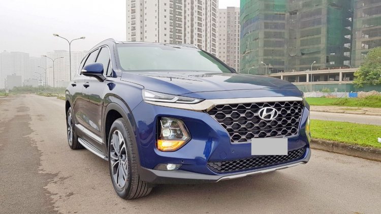 Đánh giá chi tiết Santa Fe 2019 Premium máy dầu sau 3.000km - Santa Fe 2019 nên lấy bản cao cấp hay không?