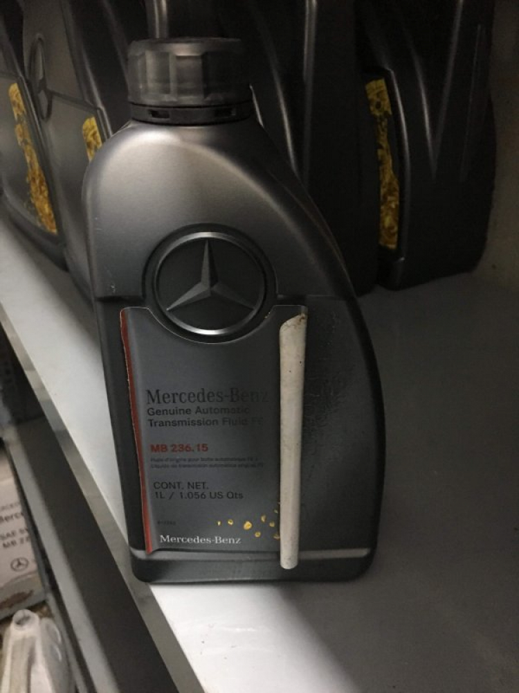 Mercedes E250 2015 chuyển số bị giật nhẹ sau khi thay dầu hộp số