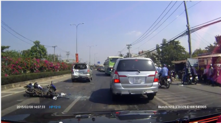 Tai nạn trên QL 22 chiều 08/02/2015 Tai nạn trên QL 22 chiều 08/02/2015