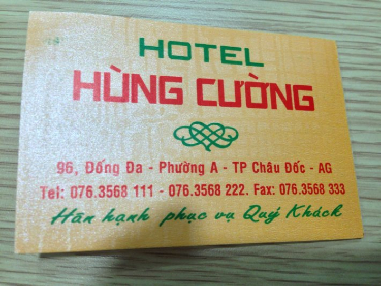 Giúp em KS ở Châu Đốc & Hà Tiên