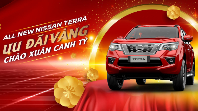 Nissan Terra khuyến mãi lớn chào xuân