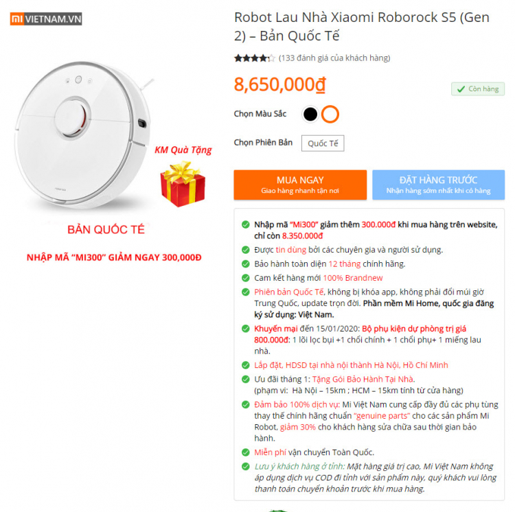 Hỏi về robot hút bụi Lau nhà Hỏi về robot hút bụi Lau nhà