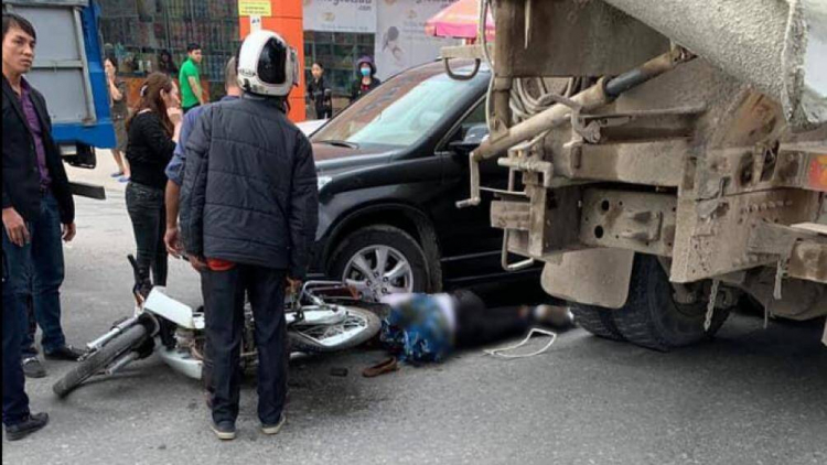 Người phụ nữ bị xe bồn cán tử vong sau va chạm với ô tô 5 chỗ ở Hưng Yên