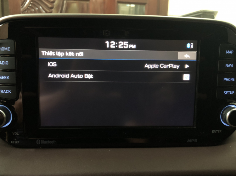 Kích hoạt thành công Android Auto trên Santafe 2019