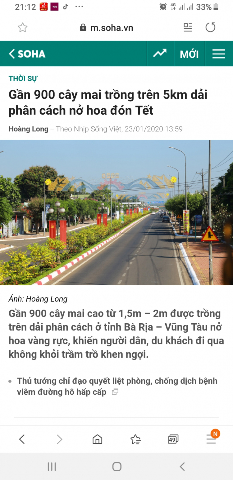 Hình ảnh Xuân Canh Tý trên đường thiên lý