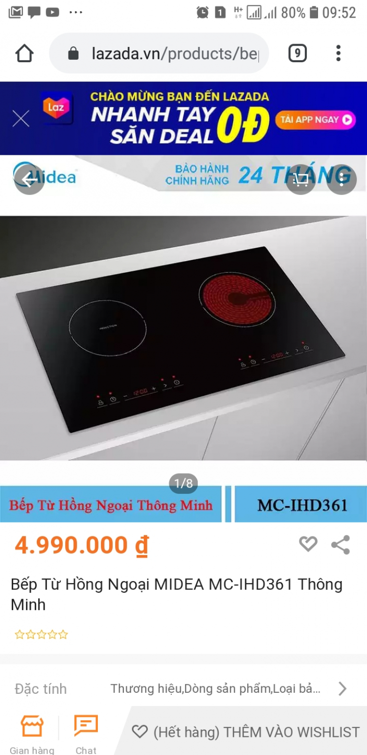 Cần tư vấn về bếp từ Cần tư vấn về bếp từ