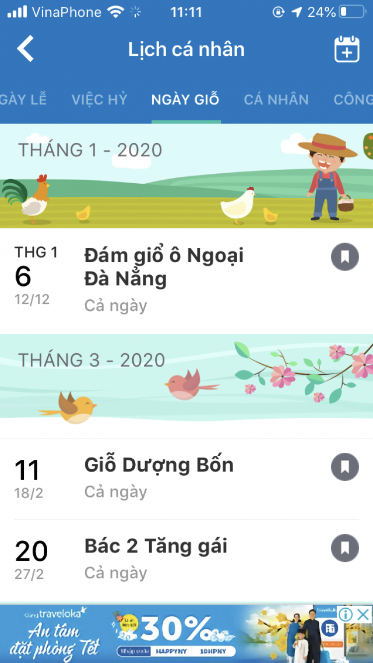 Cách cài đặt báo các ngày ký niệm hàng năm của Iphone? Cách cài đặt báo các ngày ký niệm hàng năm của Iphone?