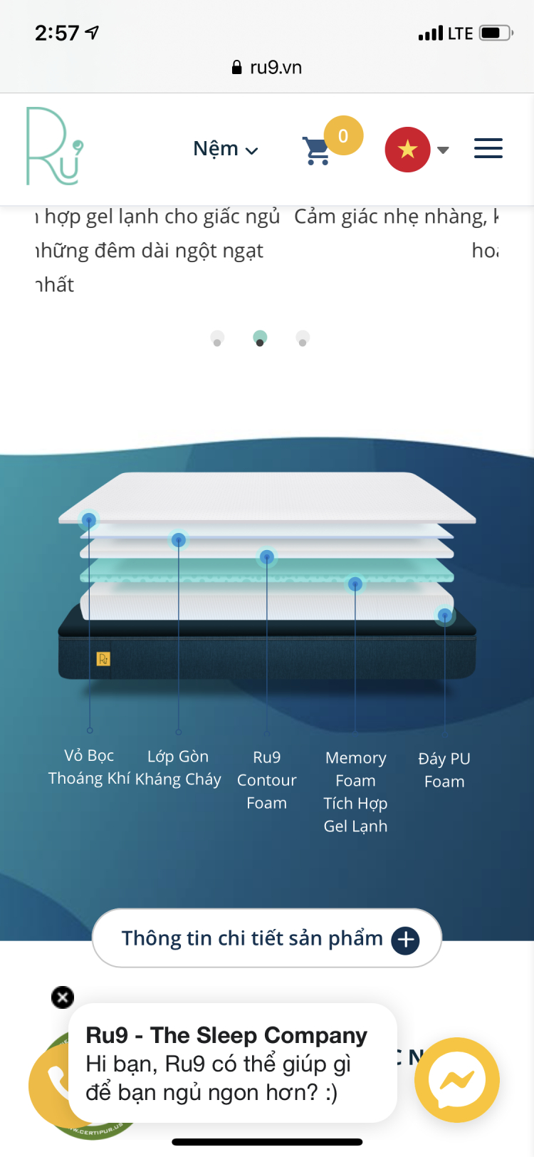 Nệm memory foam