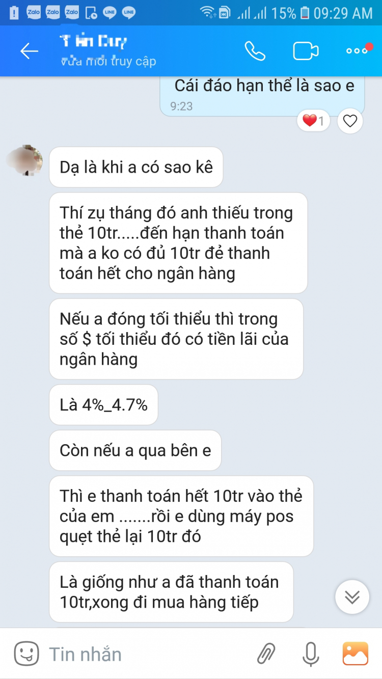 Rút tiền thẻ tín dụng