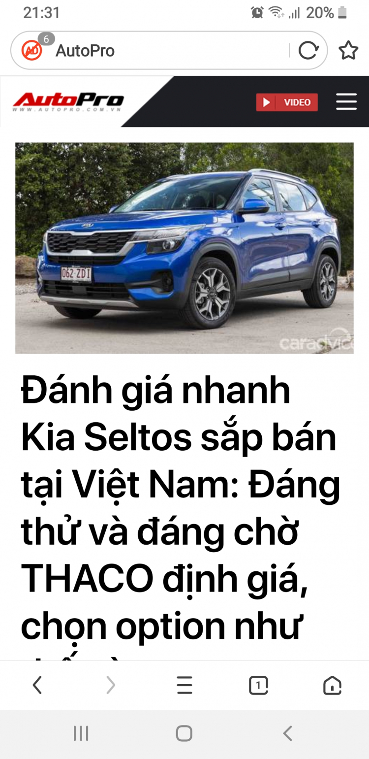 KIA Seltos có về Việt Nam quý III/2020 không các bác?