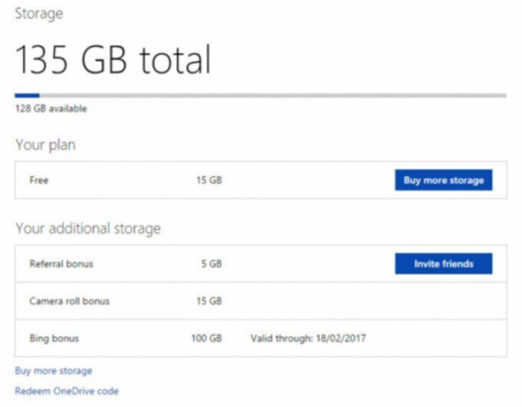 OneDrive tặng 100GB cho 2 năm sử dụng