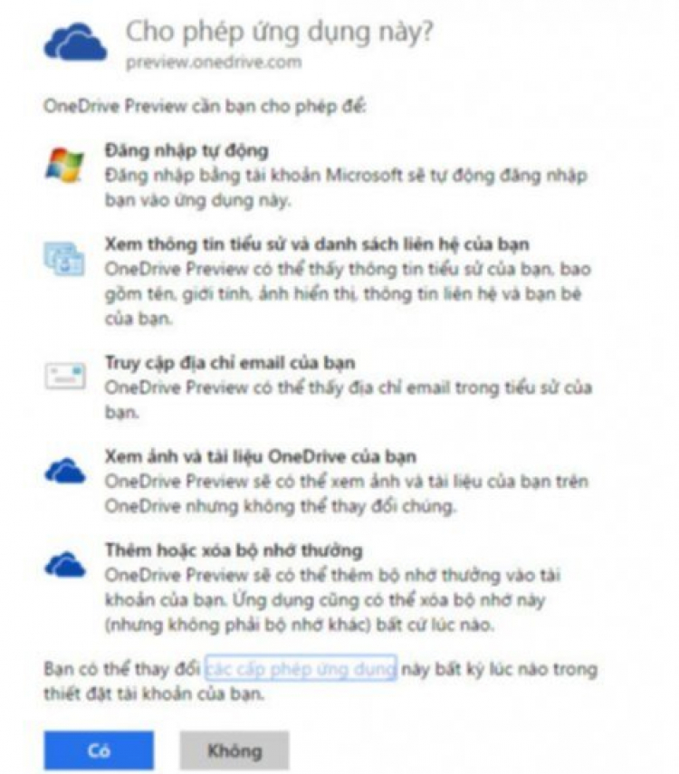 OneDrive tặng 100GB cho 2 năm sử dụng