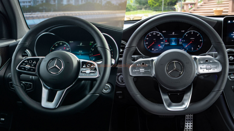Điểm khác biệt giữa Mercedes-Benz GLC 200 4MATIC lắp ráp và GLC 300 4MATIC AMG nhập Đức