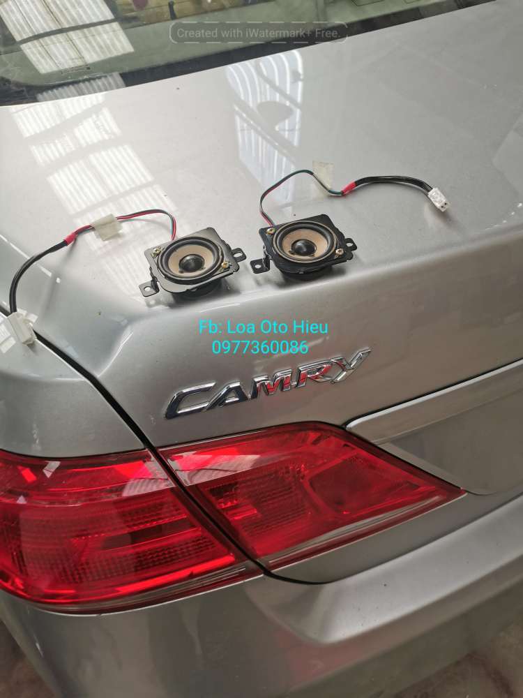 Nâng cấp âm thanh Camry với cấu hình mới lạ.