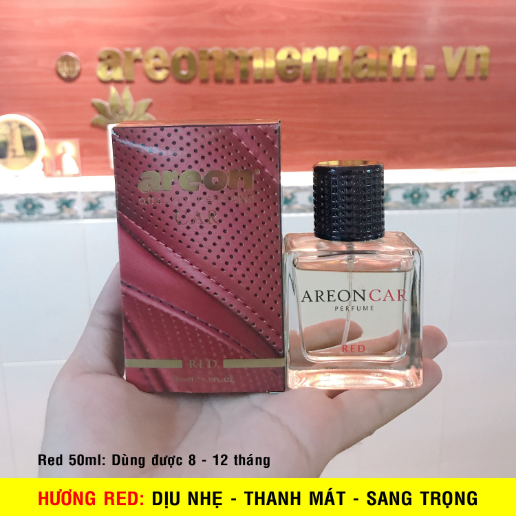 Nước hoa ô tô cao cấp hương Red - Areon Car Red