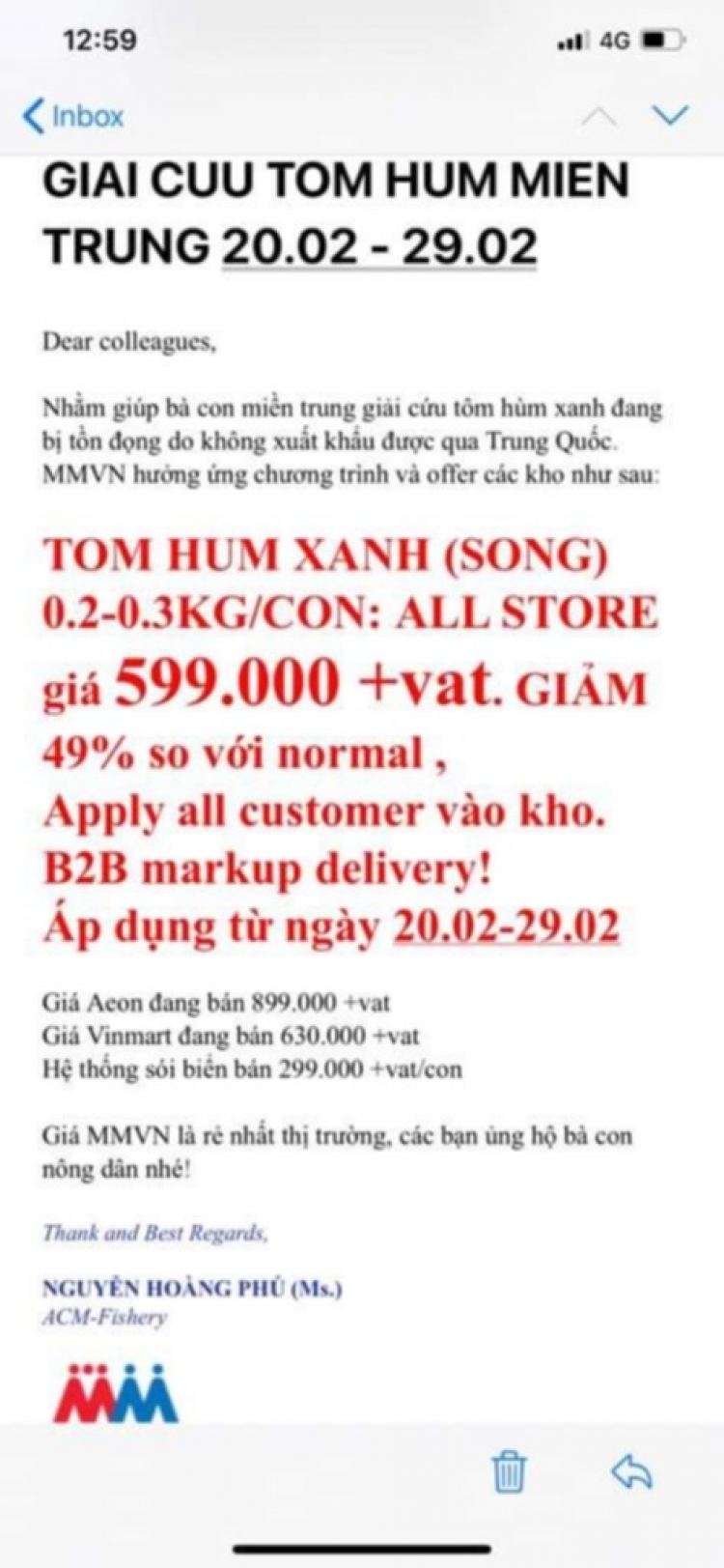 Giải cứu tôm hùm xanh