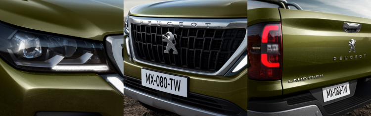 Peugeot Landtrek: bán tải Pháp có cả phiên bản 6 chỗ ngồi