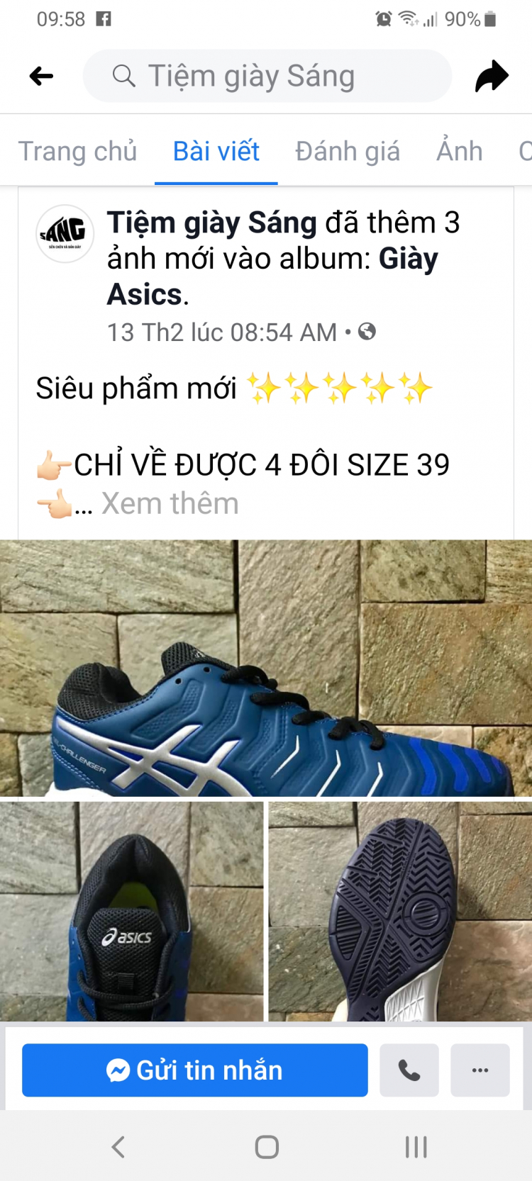 GIÀY TENNIS TRẺ EM - ƯU TIÊN ADIDAS/NIKE/ASICS