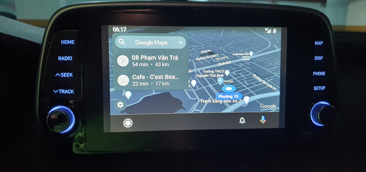 Kích hoạt thành công Android Auto trên Santafe 2019 Kích hoạt thành công Android Auto trên Santafe 2019