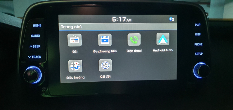 Kích hoạt thành công Android Auto trên Santafe 2019