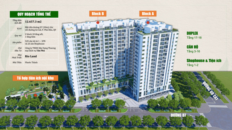 Shophouse Apartment dự án Căn hộ Ricca Phú Hữu Quận 9 - Đầu tư ngắn hay dài hạn