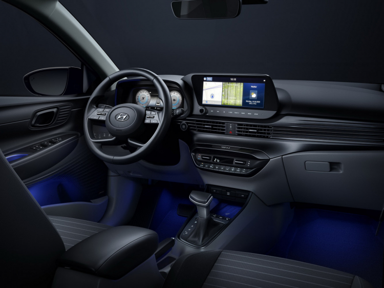 Nội thất Hyundai i20 2020 lộ diện 2 màn hình 10,25 inch như xe sang Nội thất Hyundai i20 2020 lộ diện 2 màn hình 10,25 inch như xe sang