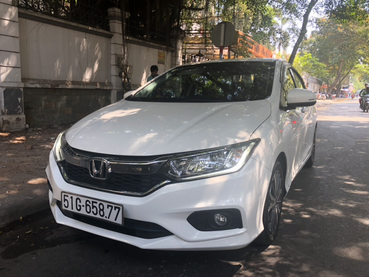 City 2018 CVT Trắng dưới 500tr