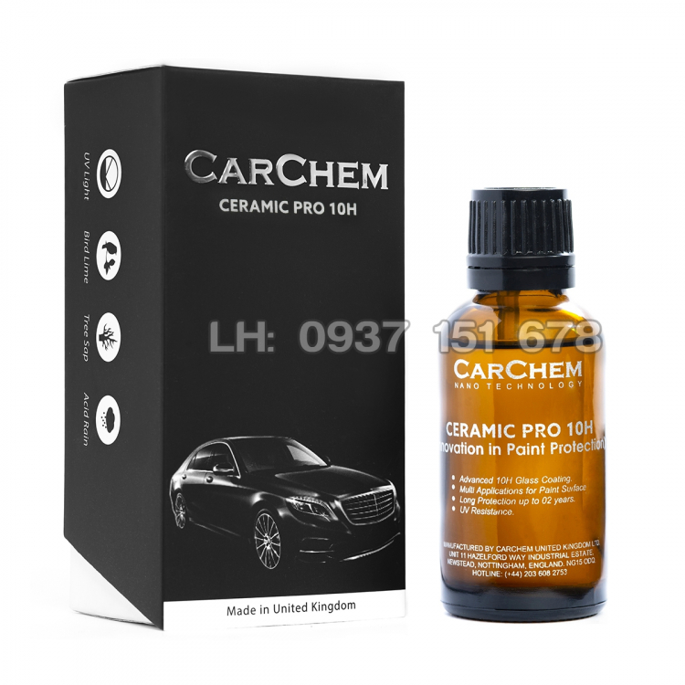 Cung cấp Ceramic 10H - Chuyên Phủ Sứ Ceramic Pro 10H Bảo Vệ Sơn Ô Tô - Xe Máy  hàng đầu VN