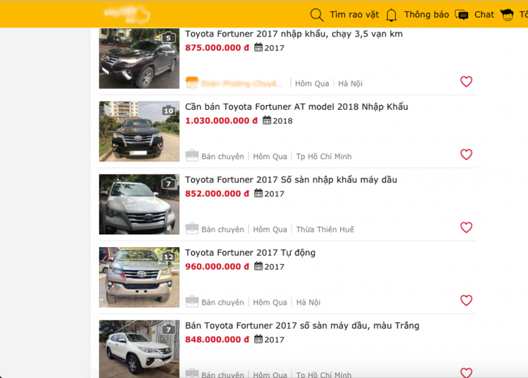 Toyota Fortuner mới giảm giá trăm triệu, xe cũ rớt giá mạnh