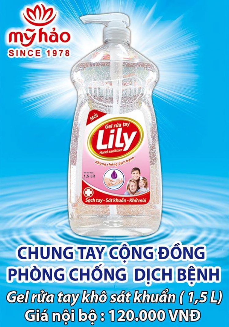 Cồn rửa tay sát khuẩn.