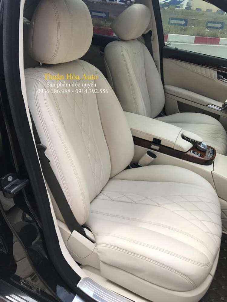 Bọc Ghế Da Ô tô MERCEDES S500 Cao Cấp, Chính Hãng - Thuận Hoà Auto