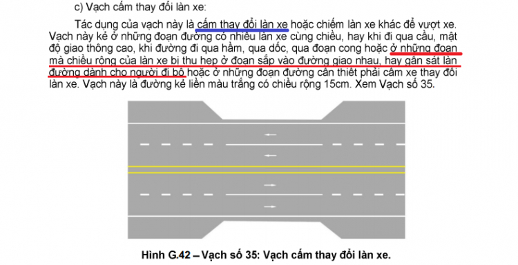 Vạch liền - loại nào luật cấm đè, loại nào luật không cấm đè?