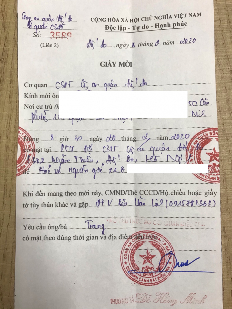 Góc cảnh giác: Lừa đảo khi mua bán xe?!!! Góc cảnh giác: Lừa đảo khi mua bán xe?!!!