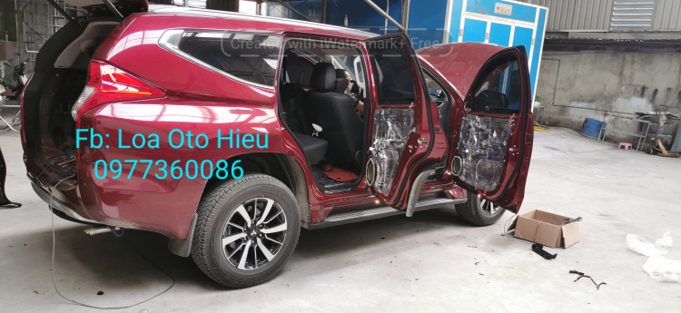 Pajero Sport 2020 độ âm thanh