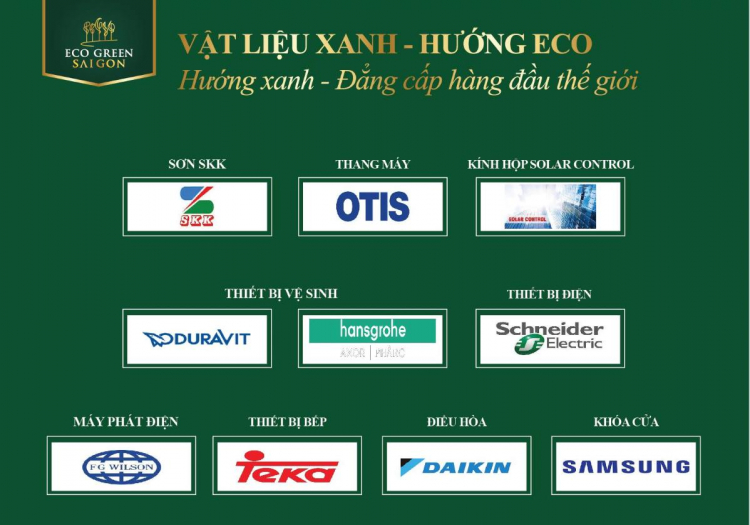 Eco Green Saigon Quận 7 - Phần 3: Vật liệu và Nội thất