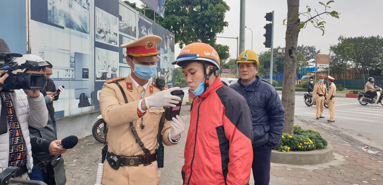 Tổng kiểm tra lái xe vi phạm bia, rượu, ma túy trên toàn quốc