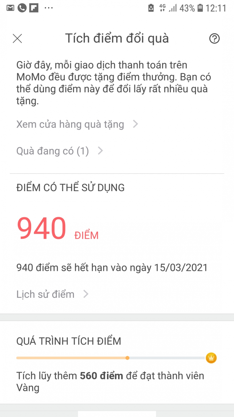 Hỏi mấy anh xài ví MOMO Hỏi mấy anh xài ví MOMO