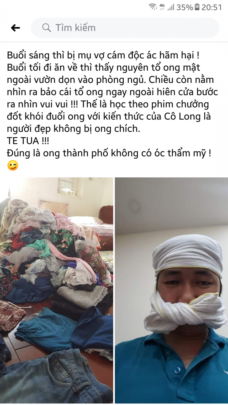 Đàn ong bay vào nhà Đàn ong bay vào nhà