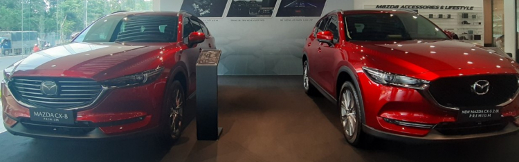 Mazda CX5 và Mazda CX8 nhận ngay ưu đãi lên đên 100tr+++