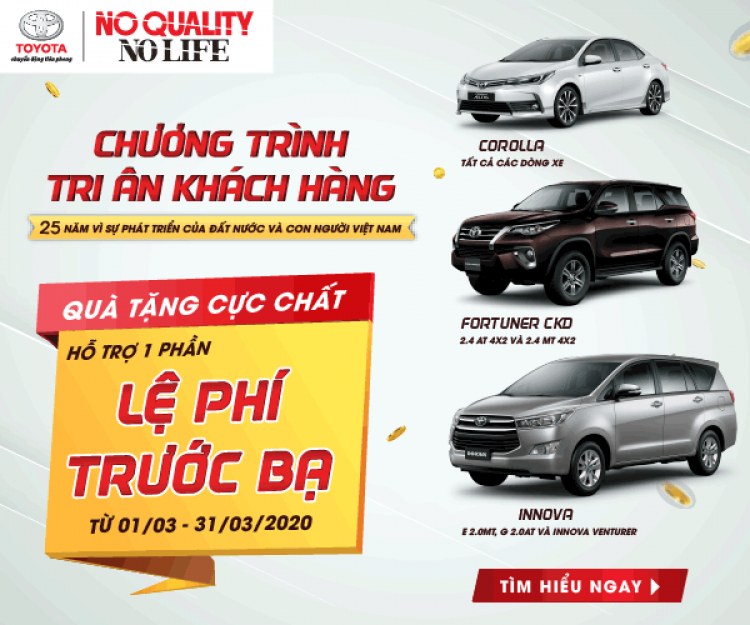 Nhanh tay lên, những mẫu Toyota “hot” nhất đang đợi bạn