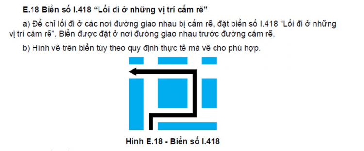 Có biển cấm rẽ nhưng thiếu biển I418 thì có bị phạt?