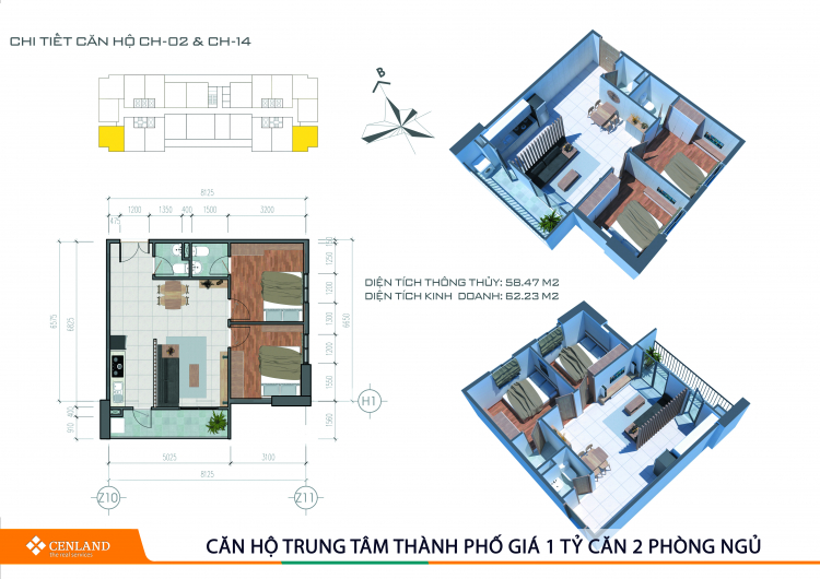 Tecco Home An Phú - Chỉ 1 tỷ/ căn 2PN