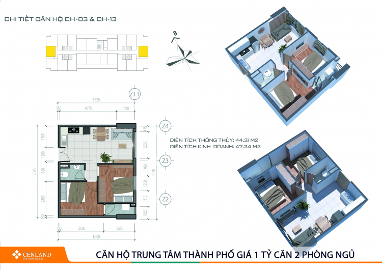 Tecco Home An Phú - Chỉ 1 tỷ/ căn 2PN