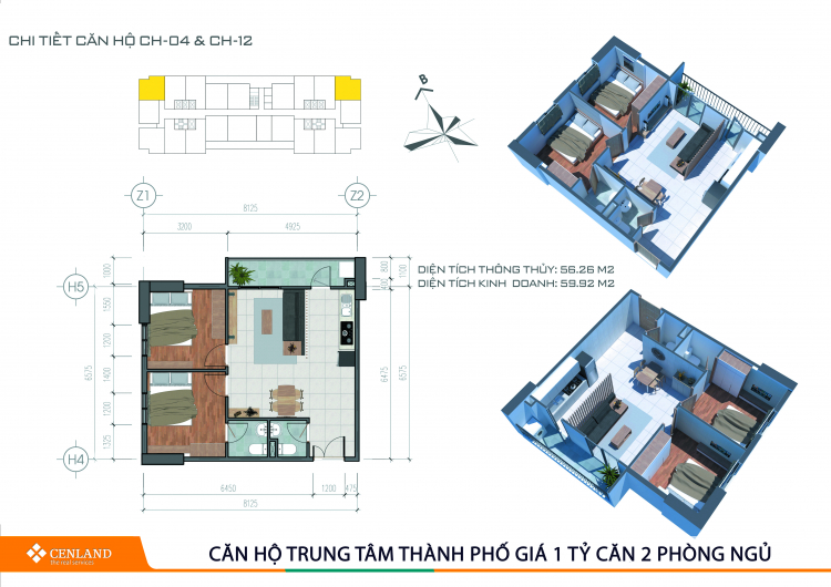 Tecco Home An Phú - Chỉ 1 tỷ/ căn 2PN