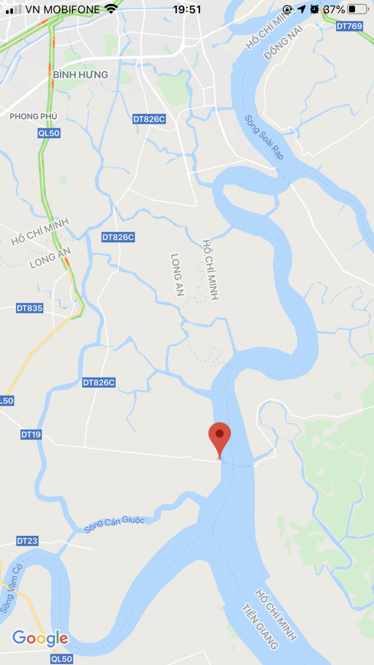 [Sài Gòn] Hỏi quán bờ sông trong phạm vi 40-50km