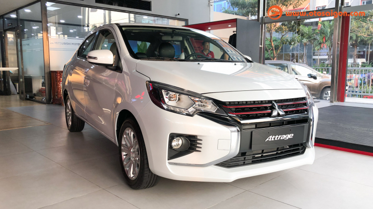 Giá lăn bánh Mitsubishi Attrage 2020 khi so với Kia Soluto và Hyundai Grand i10