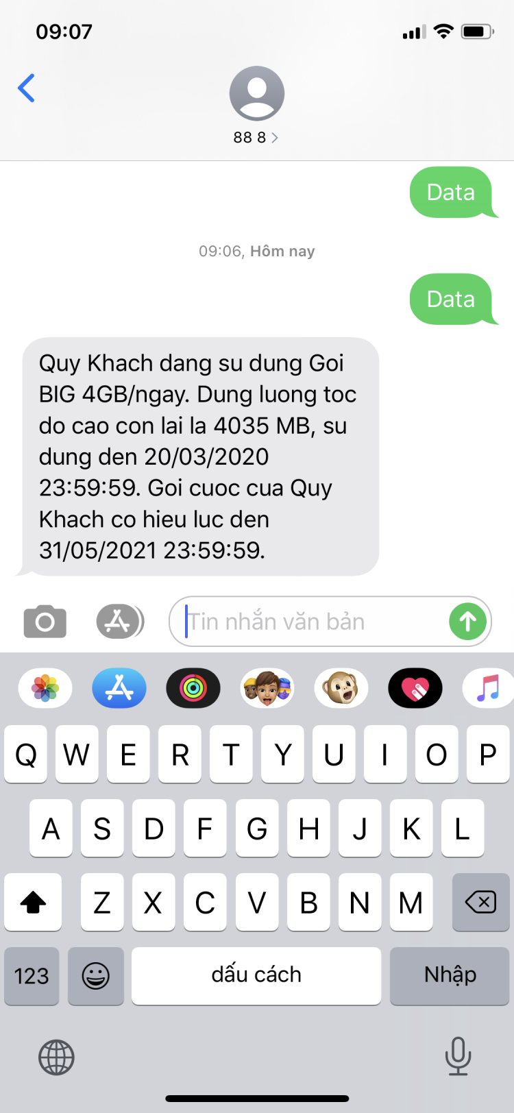 Đăng ky gói 4G của Mobifone?