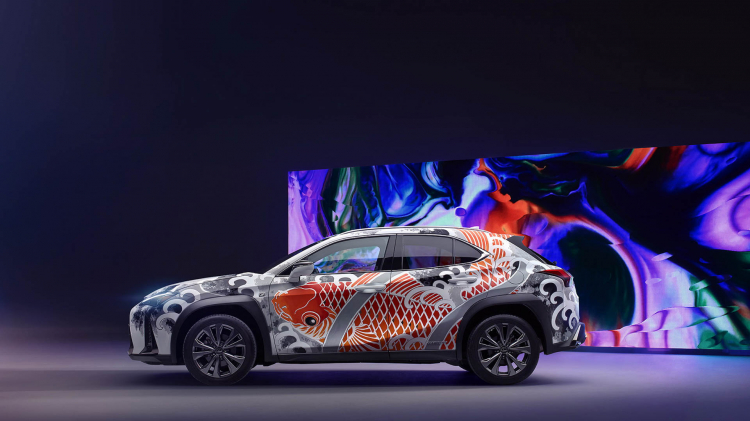 Lexus UX 2020 phiên bản cá Koi: chiếc xe hơi "xăm trổ" đầu tiên trên thế giới